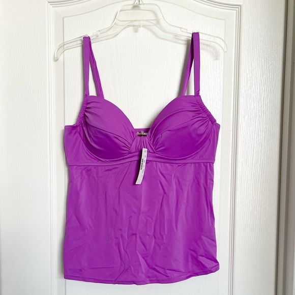 J. Crew Hyacinth Tankini bikini two-piece swimsuit - Picture 2 of 6